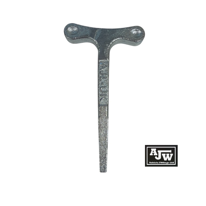 Tkey Rectangular T Key 127mm, Zinc Plated Steel (TKL) - AJW Vehicle Fittings Ltd